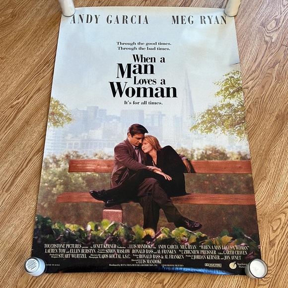Meg Ryan Movie Posters (3) - French Kiss - When A Man Loves a Woman - Hanging Up - Picture 10 of 12